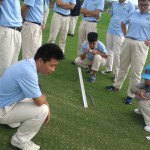 Tyre lever and golf ball