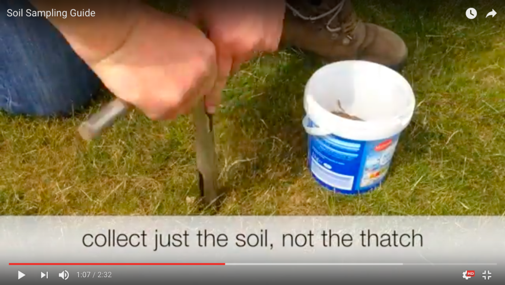 soil sampling